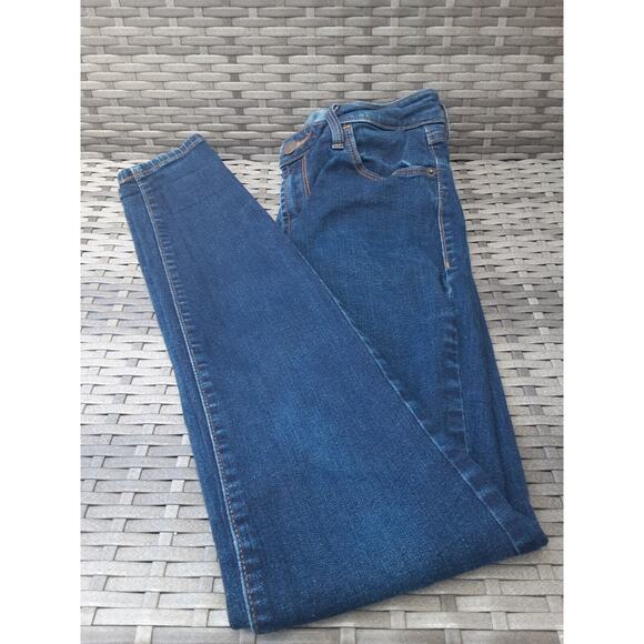 Old Navy Rockstar Mid Rise Skinny Jeans Women's 4R Blue Cotton Blend - Picture 1 of 5